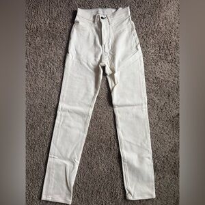 Blue Delta Custom Cotton Straight Jeans, size 24 waist